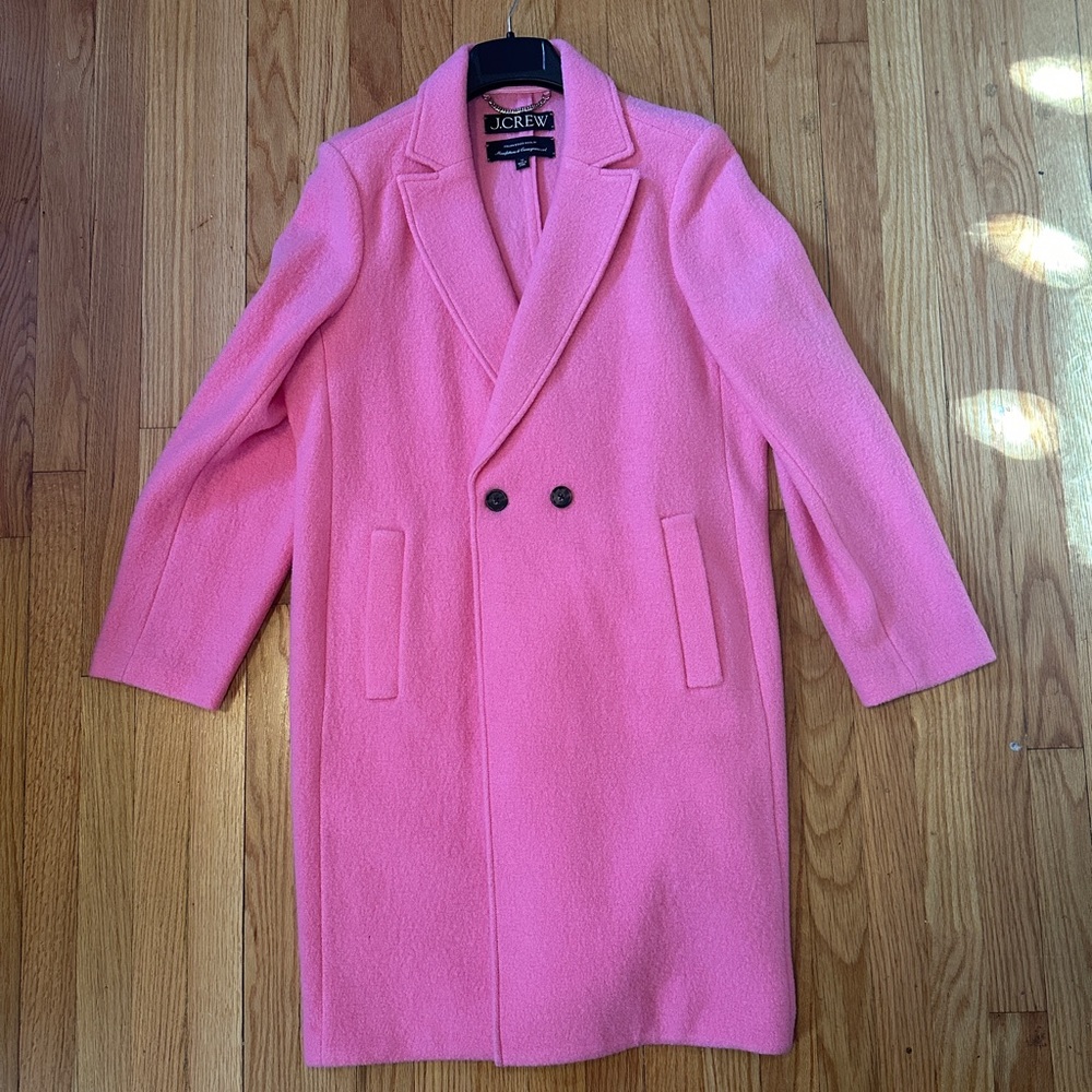 J. Crew Women's Vibrant Pink Coat